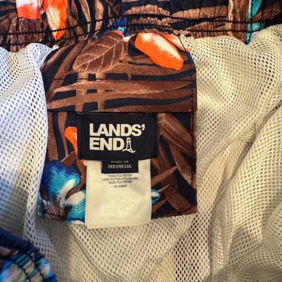 Men’s Lands End Swim Trunks size M - Picture 3 of 4
